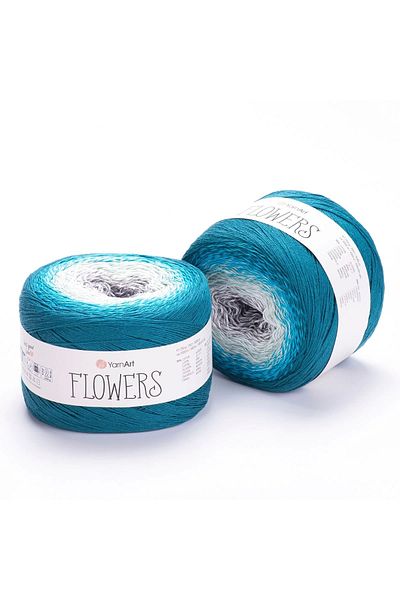 Yarnart Flori - Ață de tricotat manual marmorată Ebruli-289