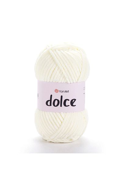 Yarnart Dolce - Βελούδινο Χειροποίητο Νήμα Κρέμα-856