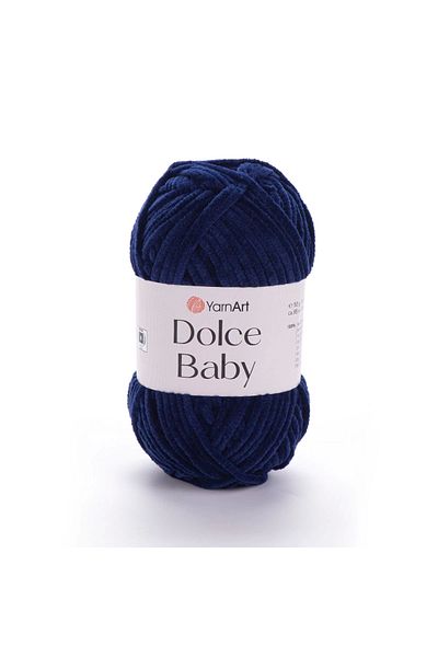 Yarnart Dolce Baby - Velvet, Baby Hand Knitting νήμα Navy Blue-756