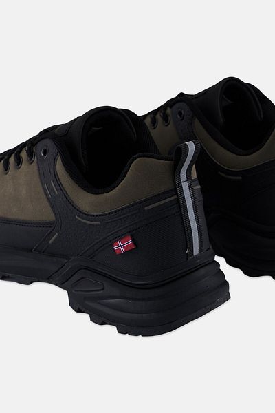 Nordland Men Lace Up Outdoor Shoes, Deep Olive