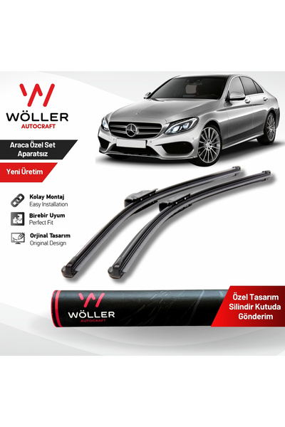 wöller Mercedes C Serisi W205 Silecek 2015 Sonrası Silecek Takımı Araca Özel