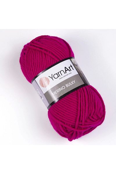 Yarnart Merino Bulky - Πλεκτό Χέρι Νήματα Φούξια-8041