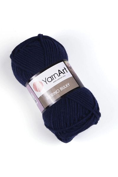 Yarnart Merino Bulky - Πλεκτό Χέρι Νήμα Navy Blue-583