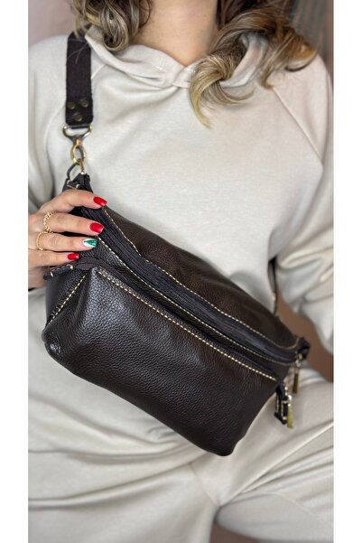 Tuvita Collection Bodrum %100 Gerçek Deri El Yapımı  Kadın Erkek Unisex Bel Ç...