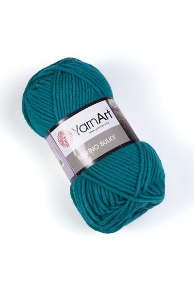 Yarnart Merino Bulky - Χειροποίητο νήμα πλεξίματος Petrol Green-11448