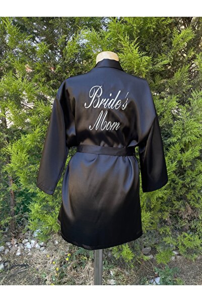 Before To Be Bride Чорний халат для мами нареченої