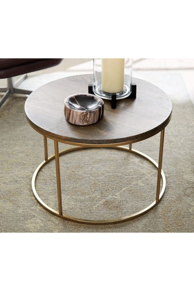 EDMONDA EV AKSESUAR SANTOS ORTA SEHPA GOLD METAL YUVARLAK ORTA SEHPA