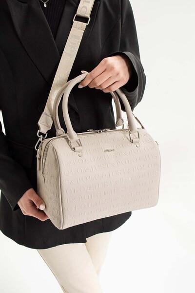 Just Polo حقيبة يد وكتف نسائية طويلة بحزام متقاطع