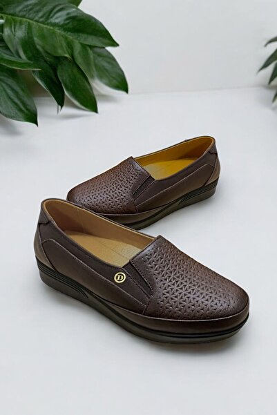 Wallerjon Pantofi din piele ortopedică de damă Pantofi de mamă moi și confort...