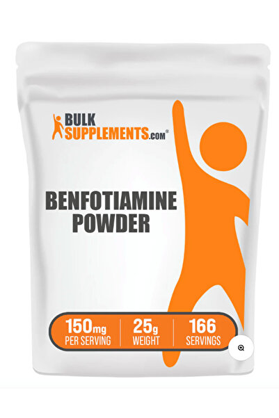 Bulk Supplements Benfotıamıne Powder 166 Servis 25gr.Made ın Usa.3842