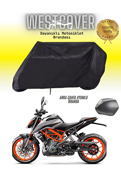 WestCover غطاء خلفي متوافق مع KTM 890 Duke باللون الأسود للدراجات النارية