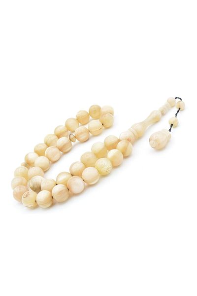 Murty99 Master Work System Sphere Cut Large Size Ram Horn Rosary 12 mm