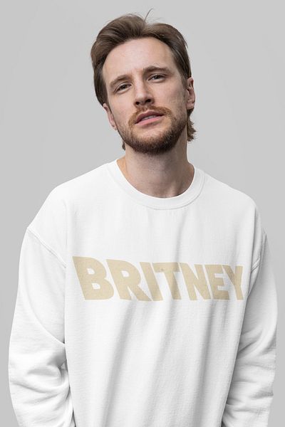 SEVBANO Britney Spears Printed Unisex Oversize Singer Sweatshirt