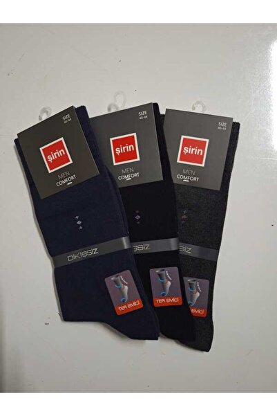 Şirin Мъжки удобни, нестягащи, абсорбиращи потта безшевни чорапи / 1 брой