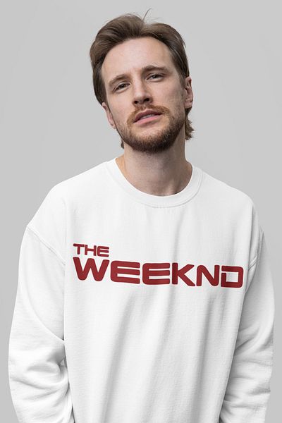 SEVBANO The Weeknd Design Printed Unisex Oversize Rapper Singer Sweatshirt