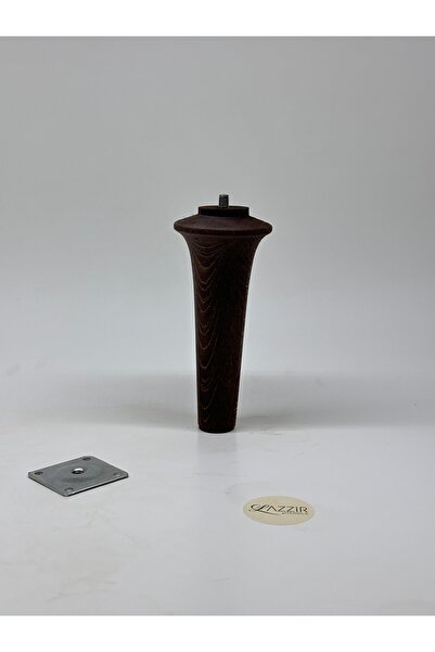 lazzir handle Ahşap Dar  Konik Bohem Ayak (K-A32) (Çap-7..Yükseklik-16) Tekli...
