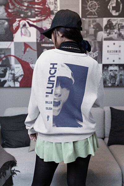 SEVBANO Billie Eilish majica sa štampanim motivom ručka, unisex, velika velič...
