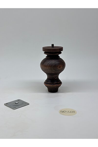 lazzir handle قاعدة خشبية بوهيمية (K-A34) (قطر-7.5..ارتفاع-13) قاعدة فردية (ل...