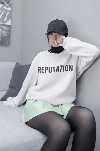 SEVBANO Taylor Swift Printed Unisex Oversize Reputation Sweatshirt