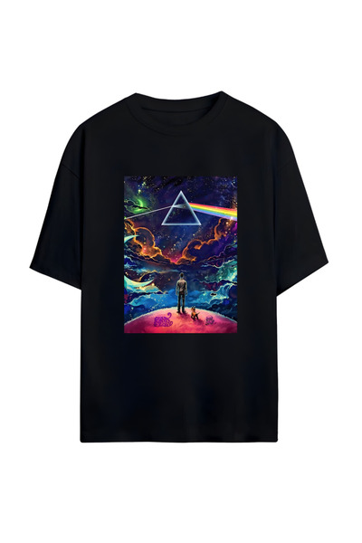 MAGORS تيشيرت بينك فلويد للجنسين