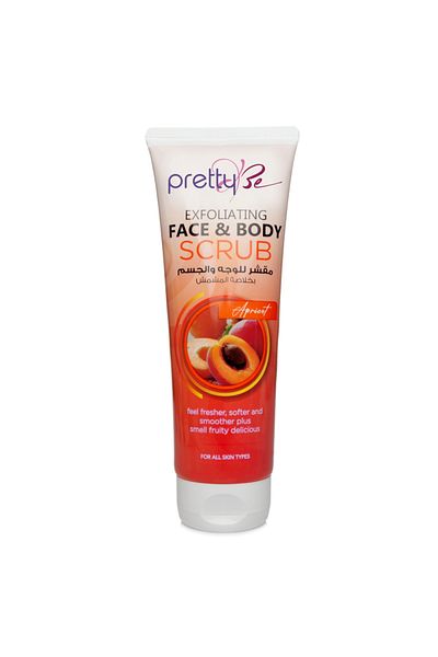 Pretty Pretty Bee Apricot Deep Cleanser, Alcohol and Chemical Free Whitening Face and Body Scrub 240ml