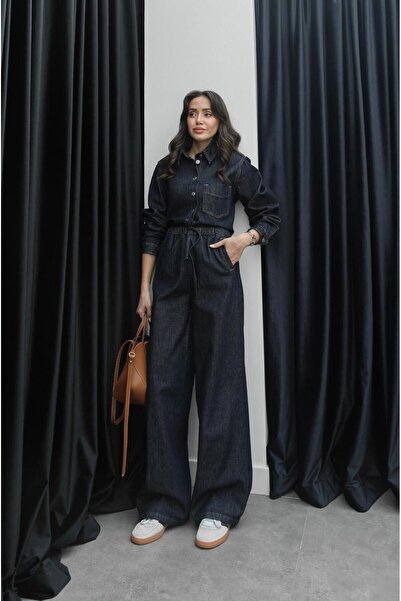 Havoş Dark Blue Tilly Denim Suit