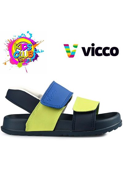 Vicco Krixi ortopedické dětské sandály tmavě modrá