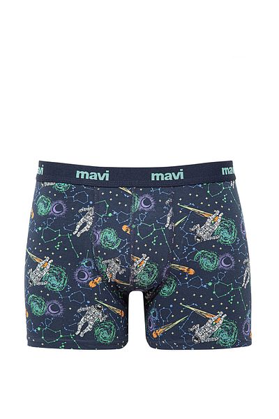 Mavi Bedruckter marineblauer Boxer 0910741-70695