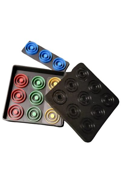 3D Brothers Otrio travel box game, for Family game nights, Developing strategic thinking and planning skills,