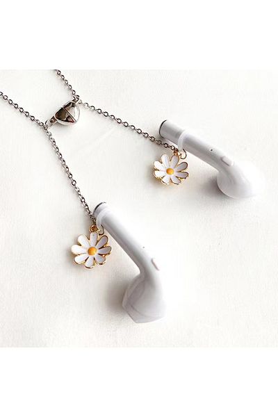 Choice Yellow Fashion Magnetic Attraction Headphones Anti-lost Chain Suitable For Airpods Bluetooth Earpho