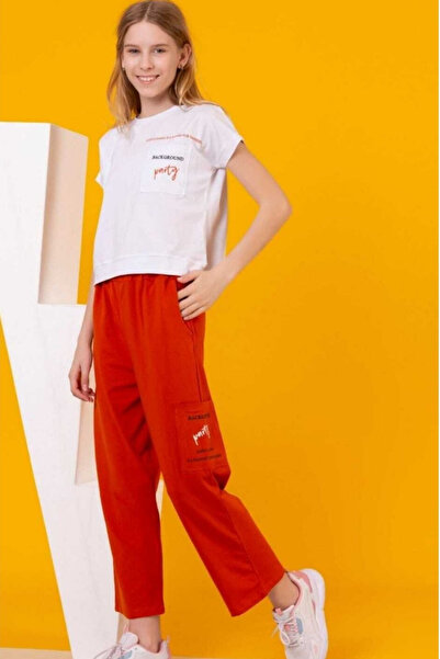 SMILE Дівчачий комплект з принтом «Back Ground Party»