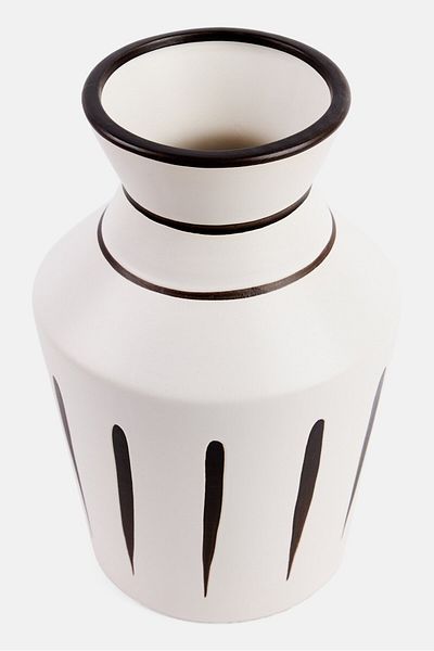 Muy Mucho Handmade Ceramic Vase, White
