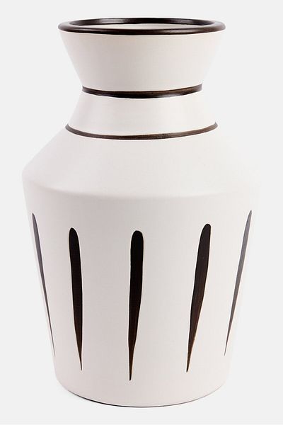Muy Mucho Handmade Ceramic Vase, White