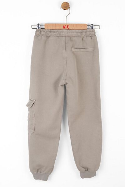 nk kids Boy's Trousers - Cargo Pocket, Elastic Waist and Belted Elastic Leg, 8-14 Years 67701