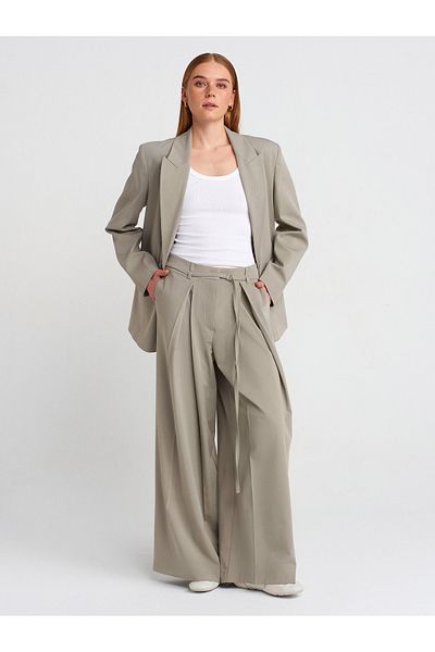 Dilvin 71599 Thin Belted Trousers-Crawl