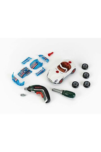 Klein Toy, Car Set With Bosch Tuning Accessories