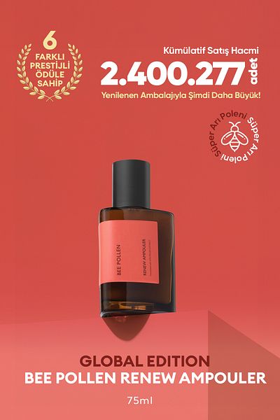 Missha Missha Bee Pollen Renew Ampoule - Skin Care Ampoule with Bee Pollen for Dry and Lively Skin