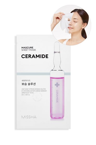 Missha Moisture Barrier Solution Sheet Mask Containing Ceramide