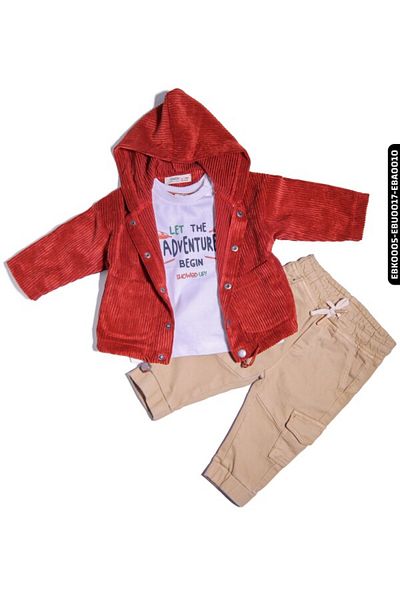 Çikoby Baby Boy Colorful Woven Trousers 6-24 Months 20040
