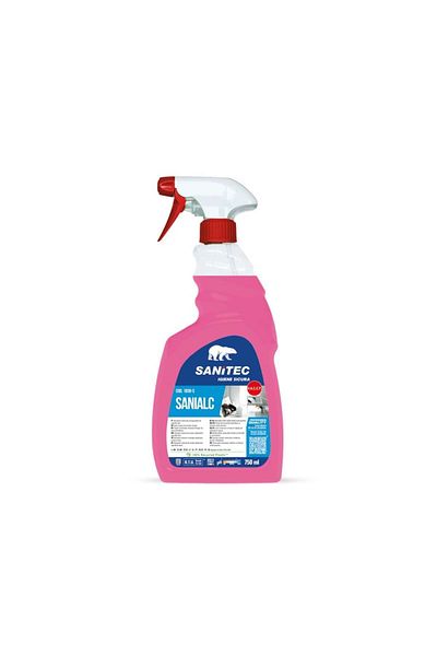 SANITEC Universal Surface Cleaning Solution With Sprayer, 750 ml Sanialc,