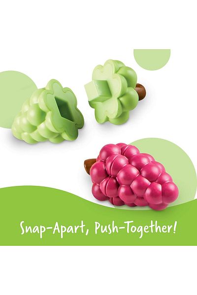 Learning Resources LR -SNAP-N-LEARN™ FRUIT SHAPERS