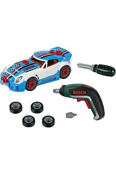 Klein Toy, Car Set With Bosch Tuning Accessories