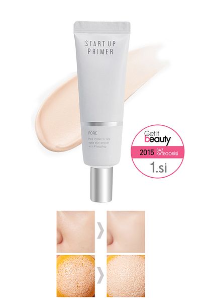 Missha A'pıeu Start Up Pore Primer - يعادل لون البشرة ويقدم مظهرًا ناعمًا