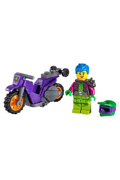 LEGO City Show Motorcycle 60296 - Cool, Flywheel Show Motorcycle Toy Construction Set (14 Pieces)