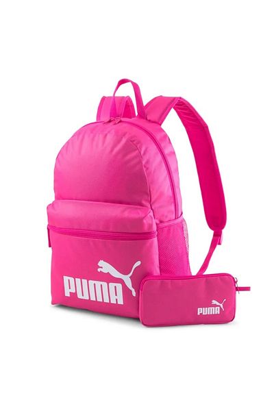 Puma Backpack Puma Backpack Fuchsia Set Bag with Pen Holder