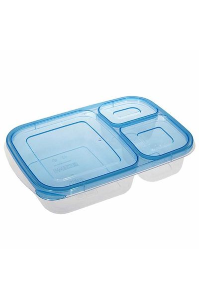 Micostore Children's Compartmented Casserole, With Lid, 1115 Ml, School Lunch Box, For Lunch