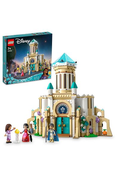 LEGO ® مجموعة بناء لعبة قلعة ديزني كينج ماجنيفيكو 43224 (613 قطعة)
