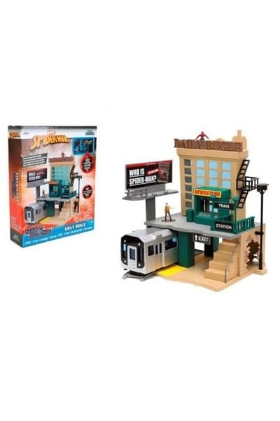 Simba Marvel Spider-man Nyc Nano Scene - Jada Deluxe Model Smb- 253225012