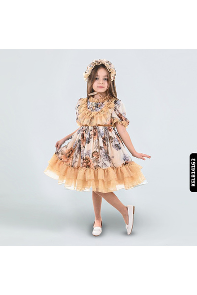 XO Kids فستان بناتي لعمر 6-10 سنوات - 2368 Kelb14163