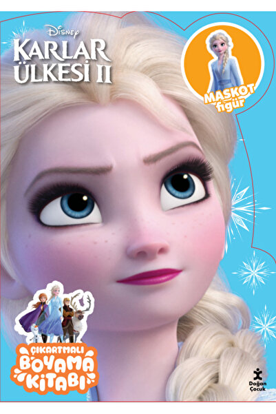 Doğan Çocuk Disney Karlar Ülkesi Maskot Şapkalı Boyama Kitabı